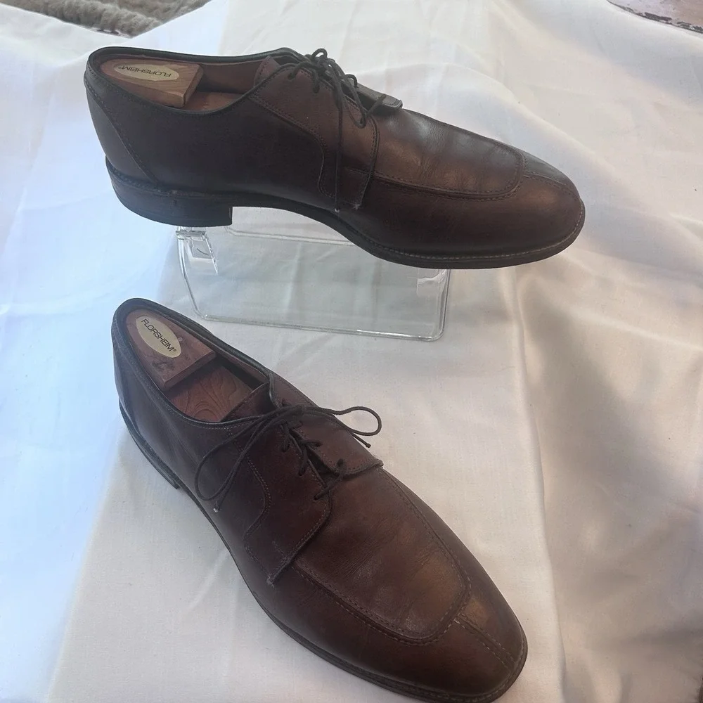Allen Edmonds Hancock Brown Leather Men 13C Classic Old Money Professional